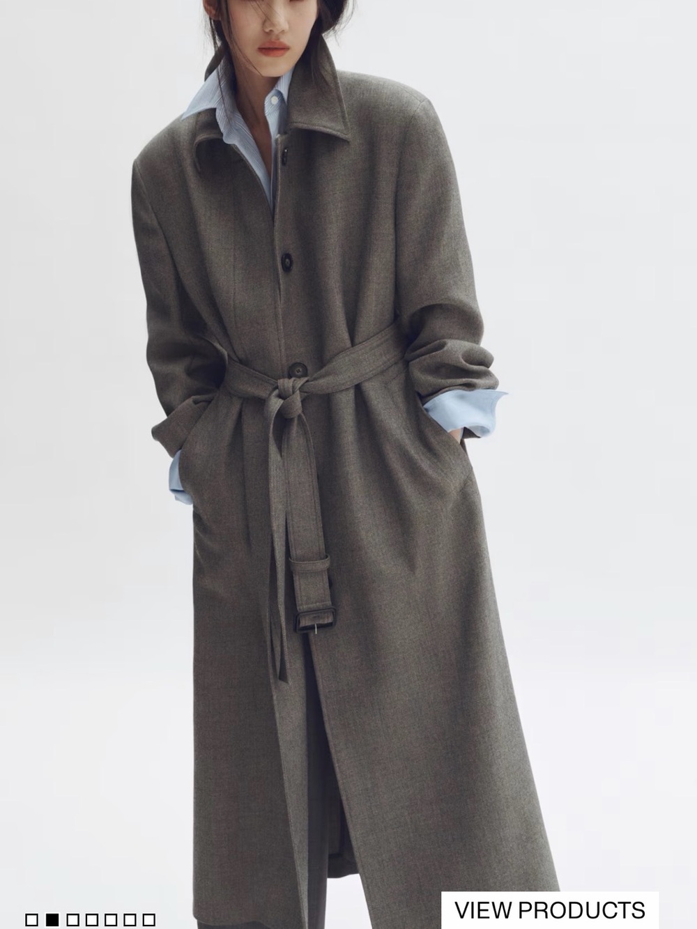 H&M x STELLA MCCARTNEY WOOL CAR COAT